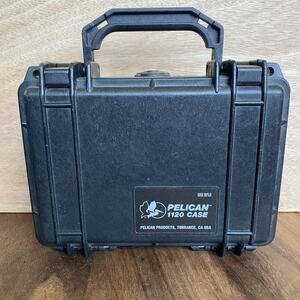 Pelican 1120 Hard Protector Storage Case Black Small USA Made